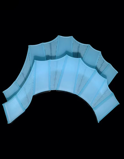 Load image into Gallery viewer, Silicone Swimming Fins Flipper Men Women Child Swim Pool Sport Professional Training Finger Hand Webbed Gloves Paddles Equipment
