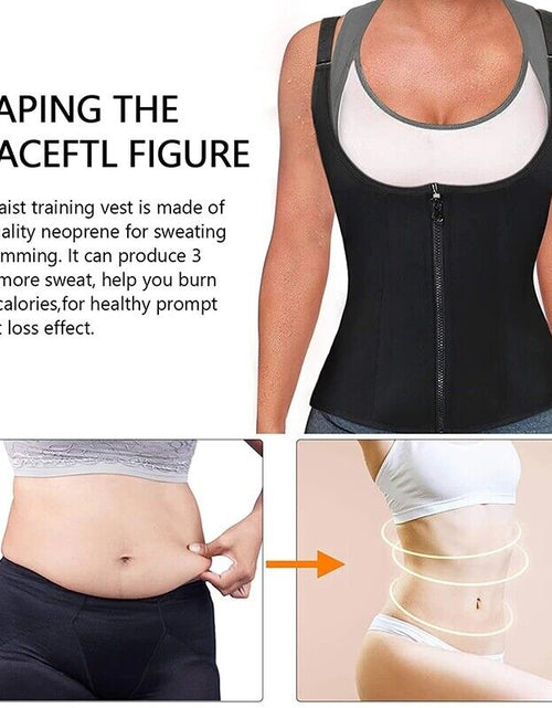 Load image into Gallery viewer, Women Shapewear Waist Trainer Slimming Vest Belly Control Body Shaper Sports Top
