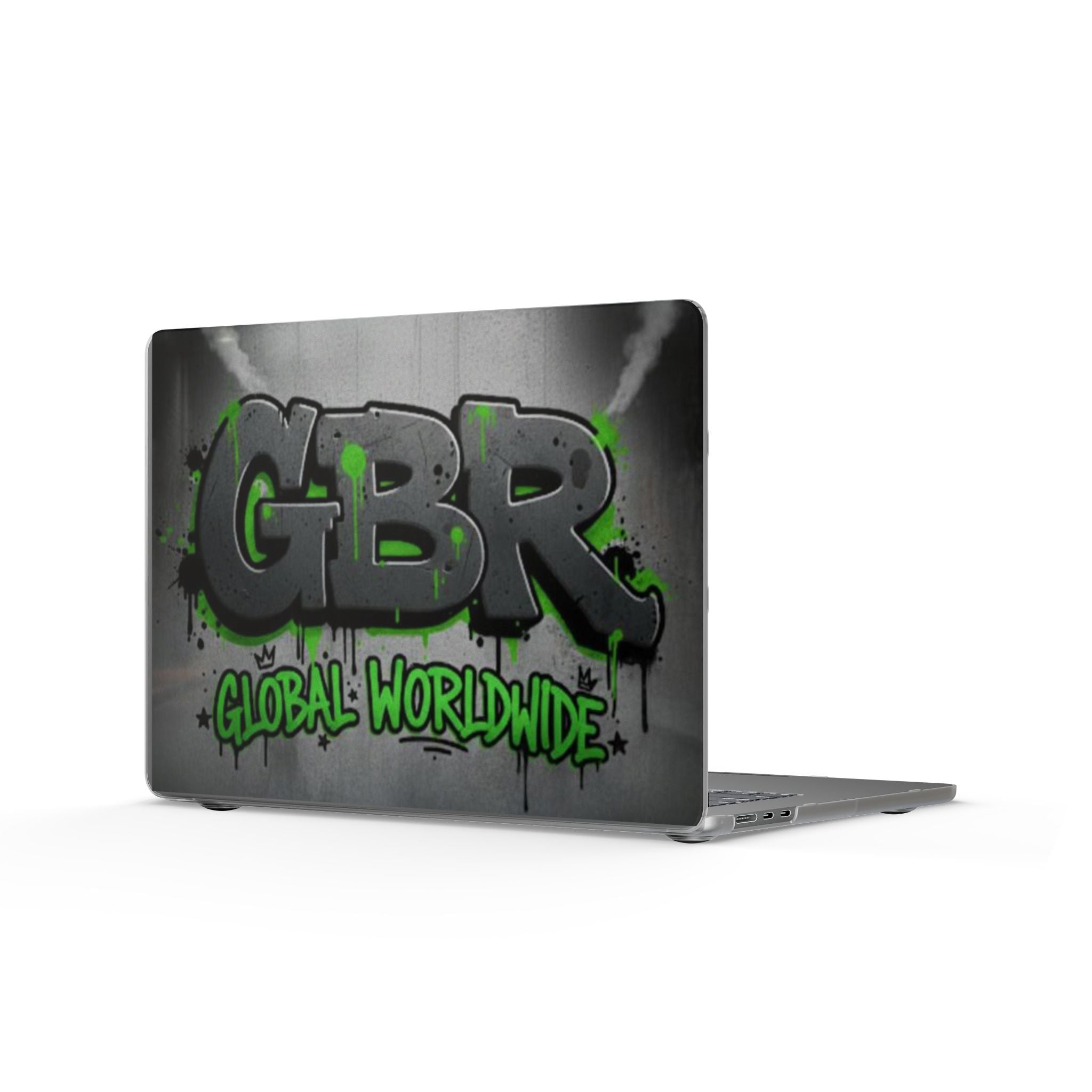 Graffiti 'GBR Global Worldwide' Matte MacBook Case — Urban Street Art Laptop Cover