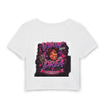 Vibing With Drea Baby Tee — Retro Music Graphic Crop Top