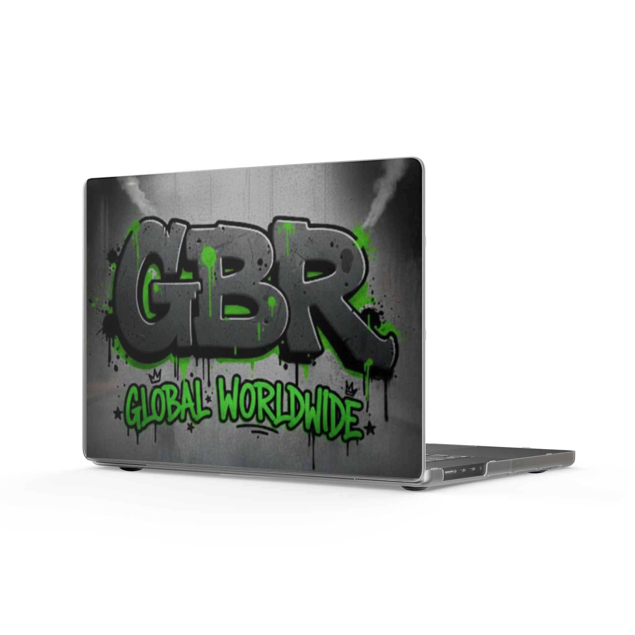 Graffiti 'GBR Global Worldwide' Matte MacBook Case — Urban Street Art Laptop Cover