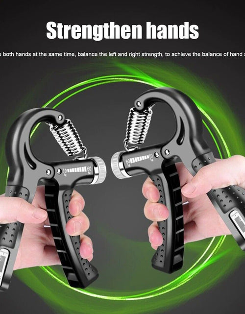 Load image into Gallery viewer, Hand Grip Strength Power Trainer Gripper Strengthener Adjustable Gym Exerciser
