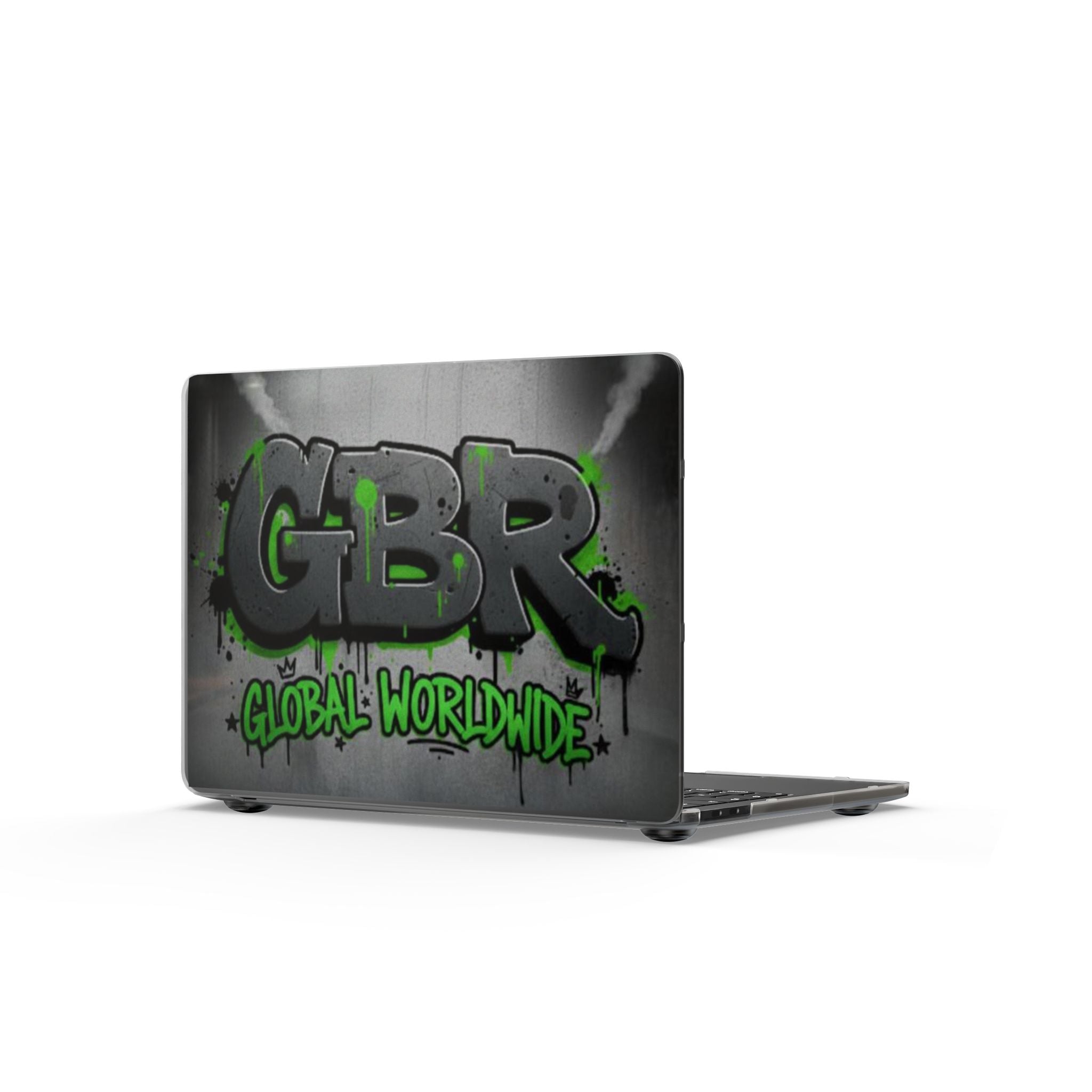 Graffiti 'GBR Global Worldwide' Matte MacBook Case — Urban Street Art Laptop Cover