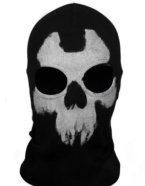 Load image into Gallery viewer, Motorcycle Game Balaclava Hood Ghost Skull Full Face Cover CS Halloween Mask US
