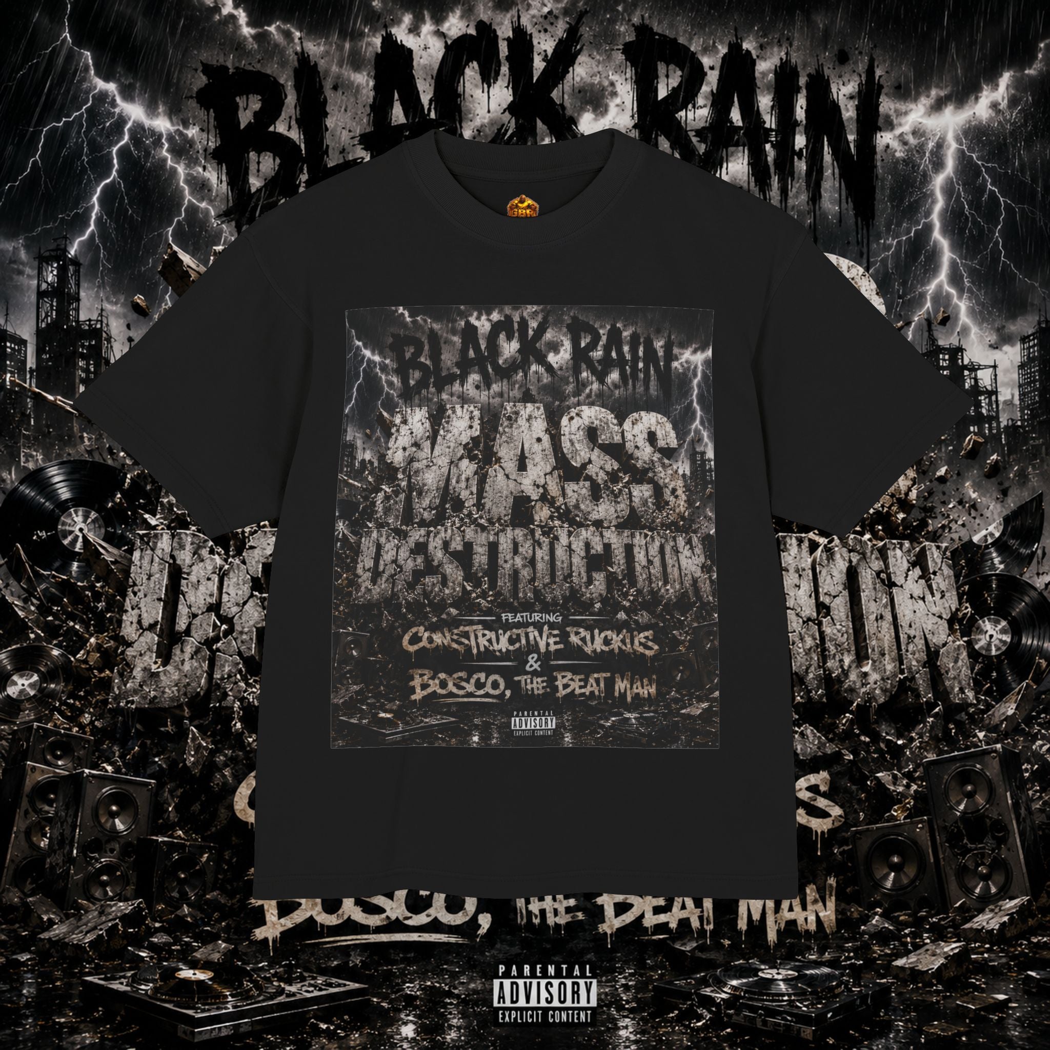 Black Rain Mass Destruction Graphic Tee
