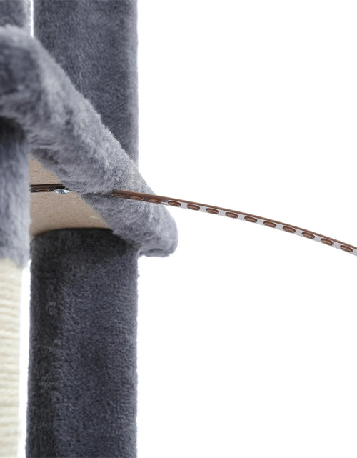 Load image into Gallery viewer, 61" Cat Tree Tower for Indoor Cats with Platform and Scratching Posts, Cat Condo Cat Tree House in Pet Supplies, Gray
