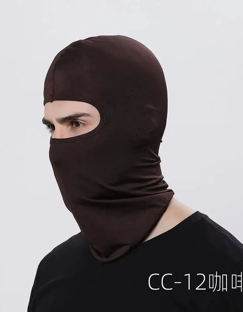 Load image into Gallery viewer, Balaclava Motorcycle Face Mask Moto Helmet Bandana Hood Ski Neck Full Face Mask Windproof Dustproof Face Shield Men'S Biker Mask
