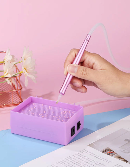 Load image into Gallery viewer, DIY Craft Electric Diamond Art Painting Pen Large Capacity Long-Lasting and Stable Vacuum Diamond Painting Pen Kits
