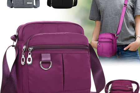 Waterproof Messenger Cross Body Ladies Handbag Shoulder Bag Womens Large Purse