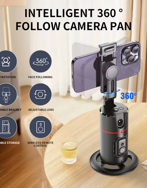 Load image into Gallery viewer, P02 Gimbal 360 Rotation AI Automatic Tracking Shooting Stabilizer Detachable Phone Clip Mini Selfie Stick Phoneholder
