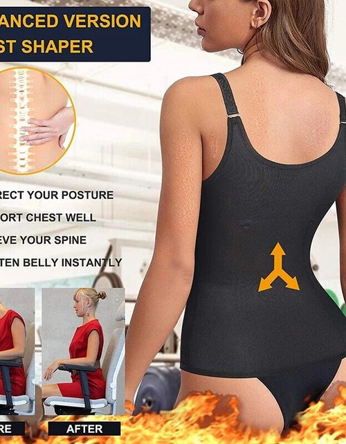 Load image into Gallery viewer, Women Shapewear Waist Trainer Slimming Vest Belly Control Body Shaper Sports Top
