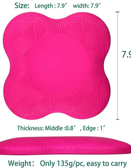 Load image into Gallery viewer, 2 Pack Yoga Knee Cushions Thick Balance Pads for Knees Elbows Wrists Head

