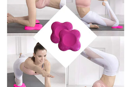 2 Pack Yoga Knee Cushions Thick Balance Pads for Knees Elbows Wrists Head